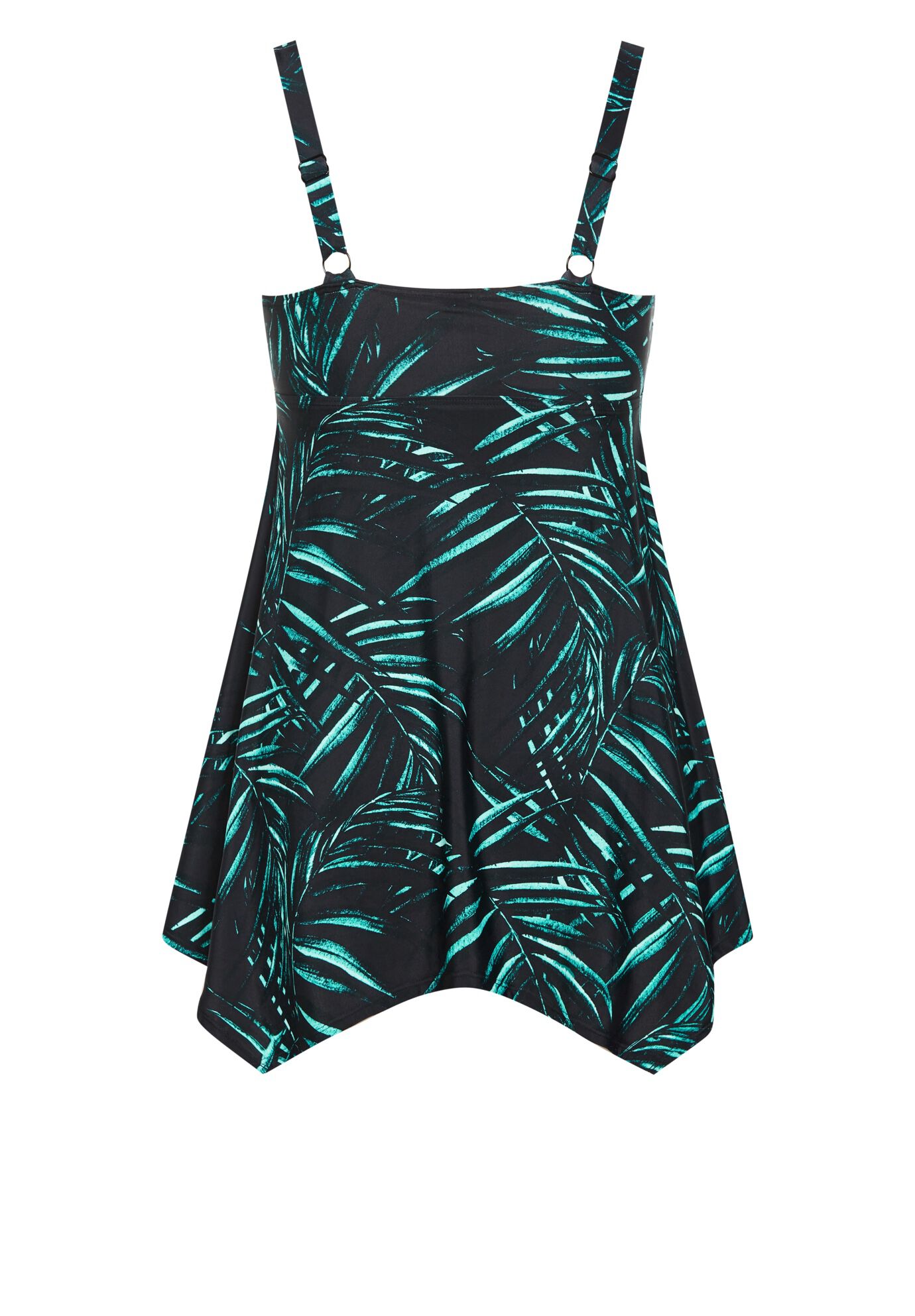 Icon Print Swimdress, AQUA TROPICS PRINT, alternate image number 7