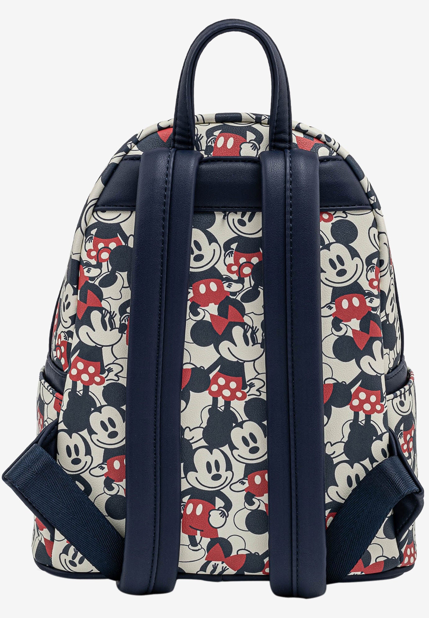 Loungefly x Disney Mickey & Minnie Mini Backpack Handbag All-Over Print Navy, , on-hover image number 1