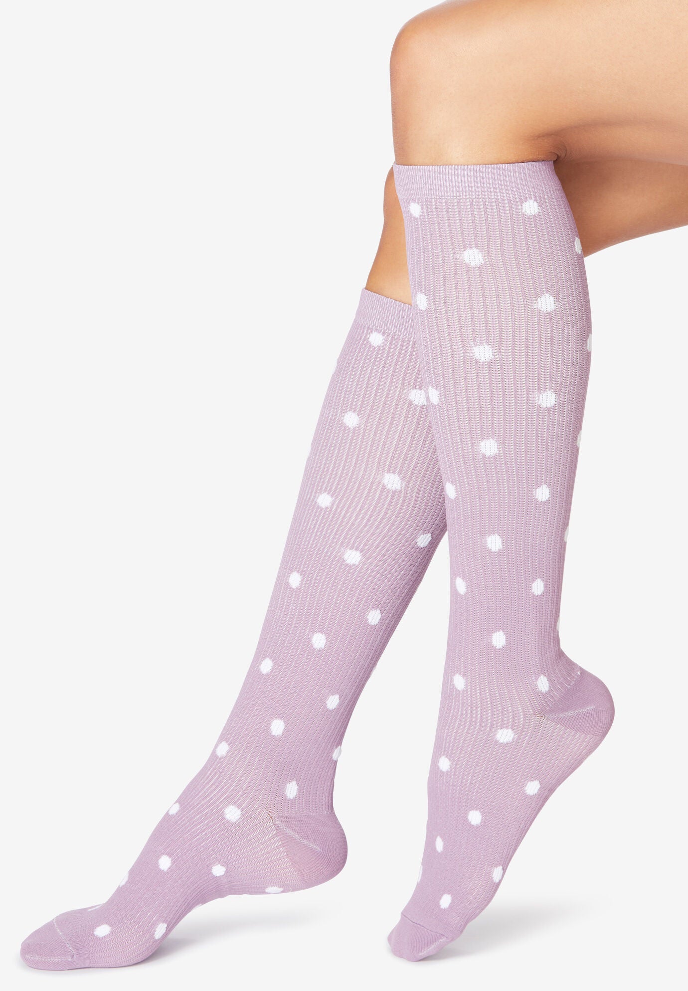 Form Fitted Knee High Compression Socks | June And Vie