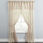 BH Studio Sheer Voile 5-Pc. One-Rod Curtain Set image number null