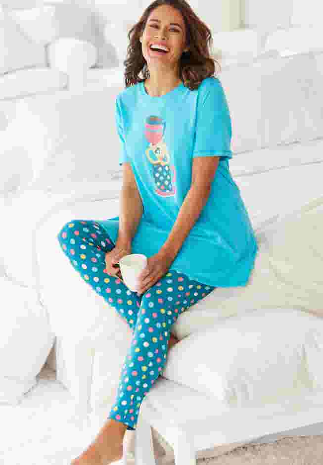 Graphic Tunic PJ Set image number 4