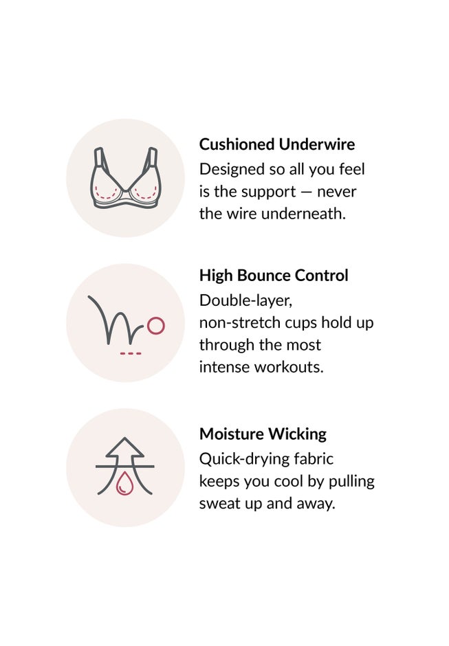 Glamorise&reg; Wonderwire&reg; High-Impact Underwire Sport Bra 9066 image number 4