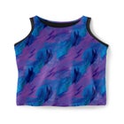 Longer-Length High-Neck Racerback Tankini Top image number null