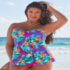 Flyaway Bandeau Tankini Top image number null