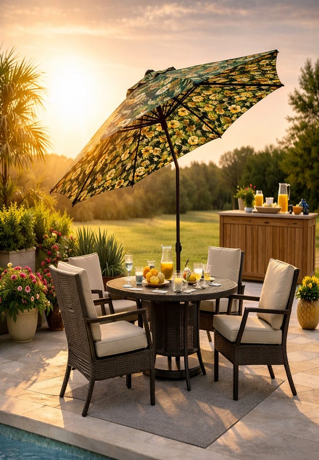 9 Ft. Tilt-and-Crank Umbrella image number 8