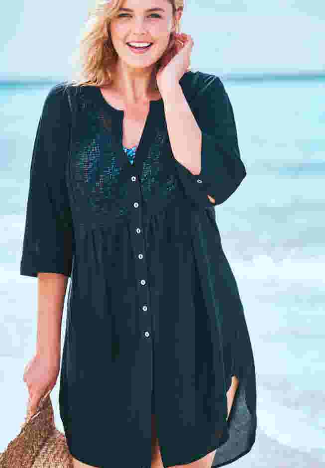 Crochet-Front Cover Up  image number 0