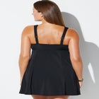 Lattice V-Neck Swimdress image number null