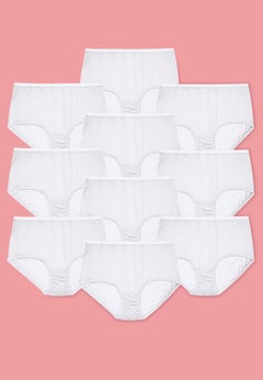 Full Coverage Cotton Brief 10-Pack