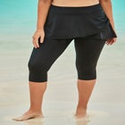 Skirted Swim Capri Pant image number null