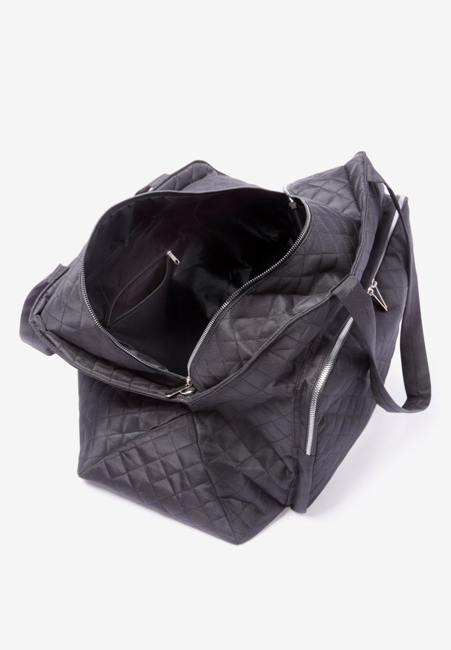 Quilted Microfiber Tote Bag image number 2