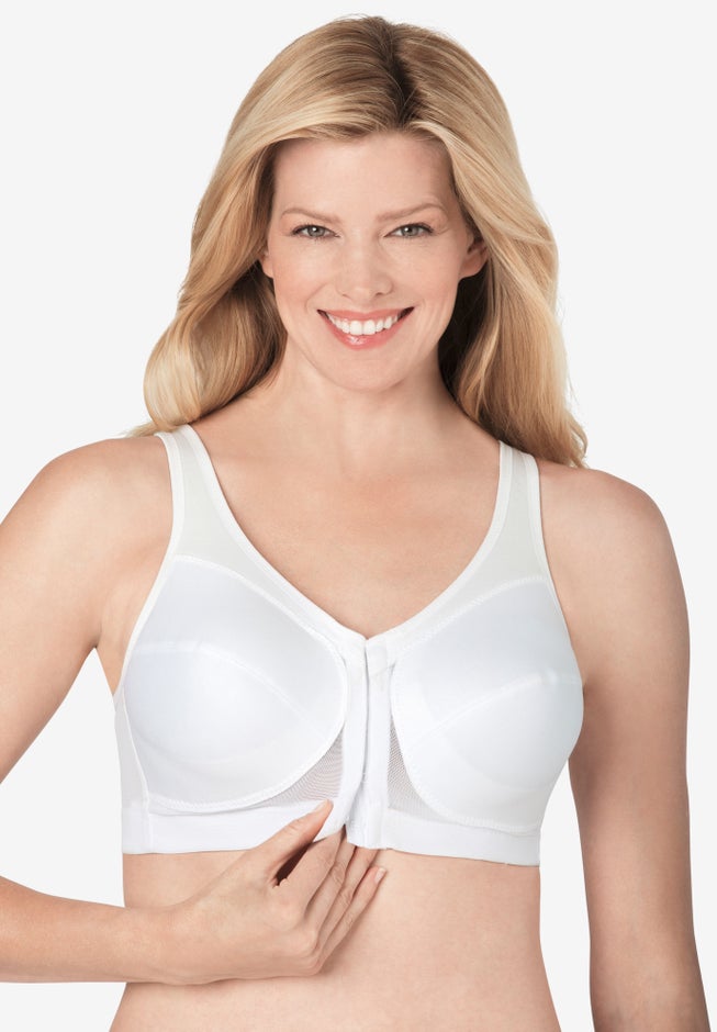 Glamorise® Magic Lift® Front-Close Posture Wireless Bra 1265 image number 3