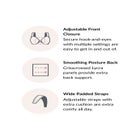 Glamorise® Magic Lift® Front-Close Posture Wireless Bra 1265 image number null