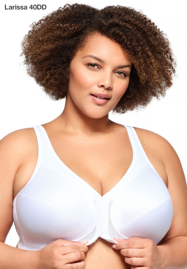 Glamorise® Magic Lift® Front-Close Posture Wireless Bra 1265 image number 2