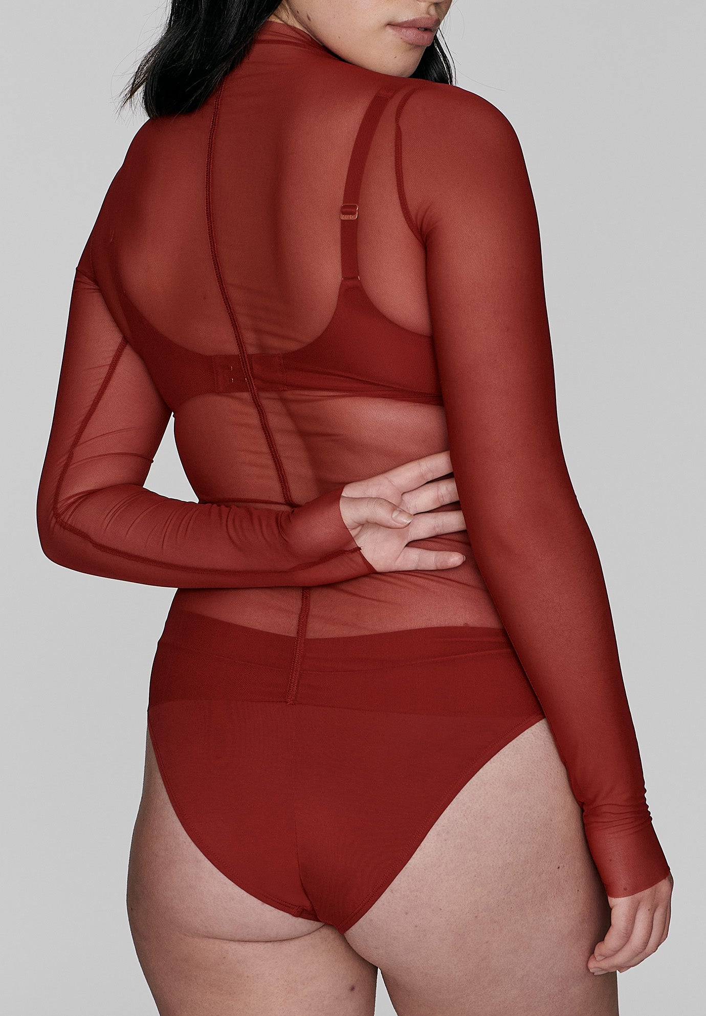 The Mockneck Top - Mesh image number 3