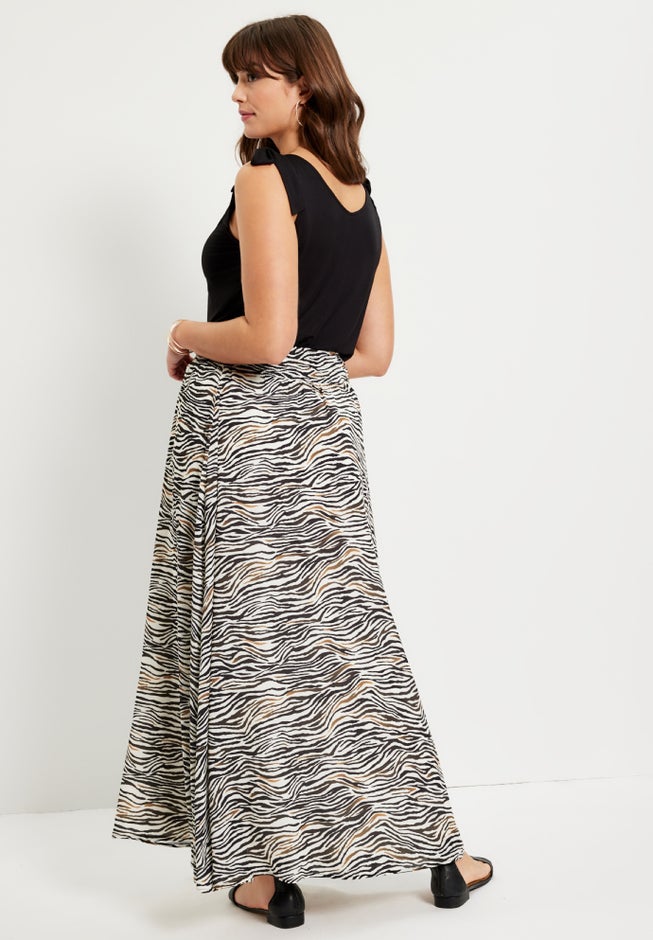 Georgette Ankle Skirt image number null