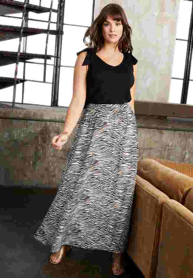 Georgette Ankle Skirt image number 0