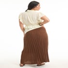 Pleated Midi Skirt image number null