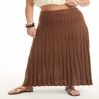 Pleated Midi Skirt image number null