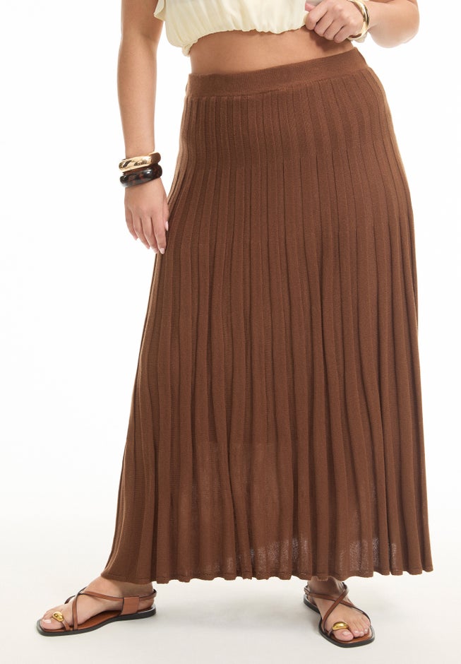 Pleated Midi Skirt image number 2