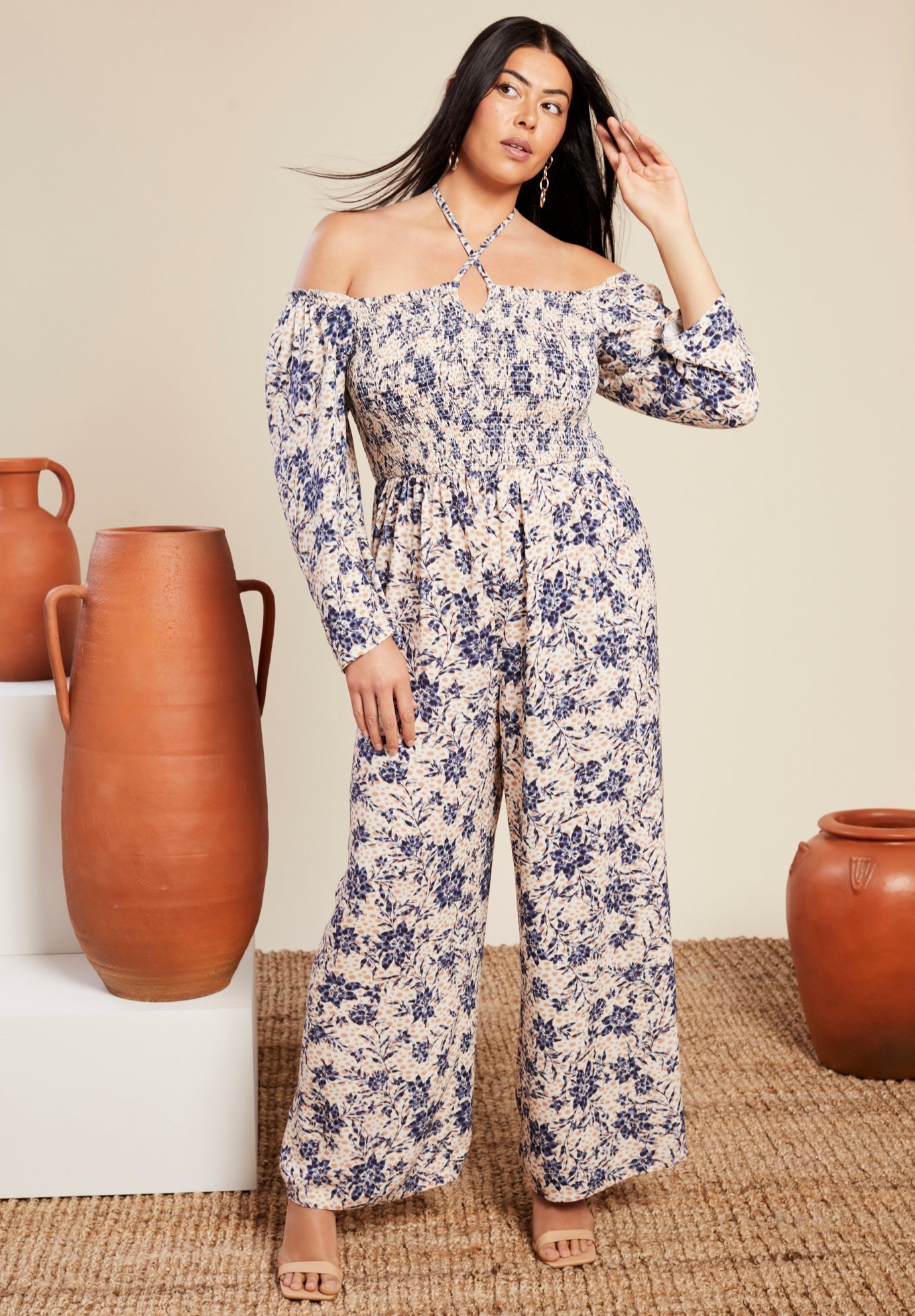 Smocked Jumpsuit image number 0