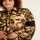 Lace-Panelled Midi Shirt Dress image number null