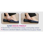 The Gab Faux Leather Slip On Flat image number null