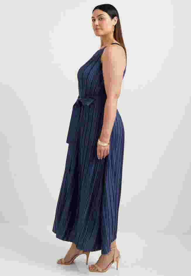 Pleated Halter Maxi Dress image number 5
