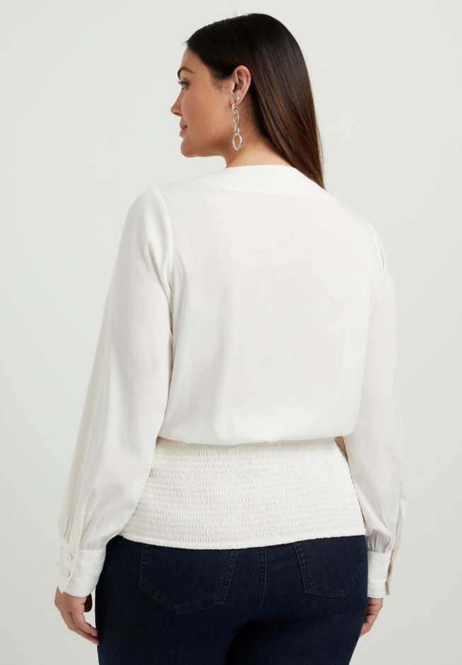 Faux Wrap Blouse image number 1