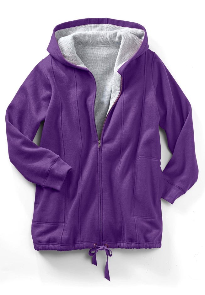 Thermal Lined Fleece Hoodie image number 1