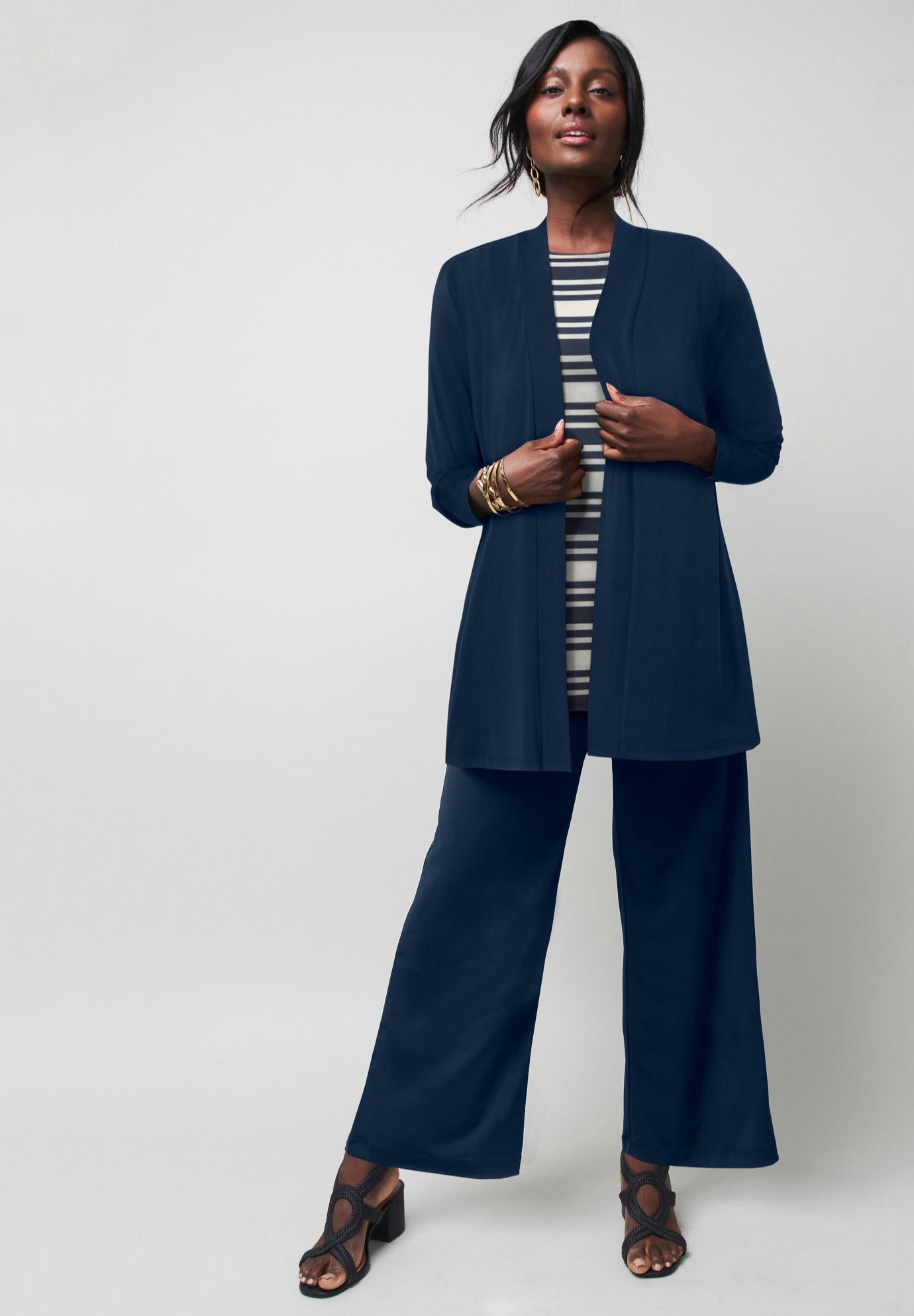 Stretch Knit Tunic Tank image number 4