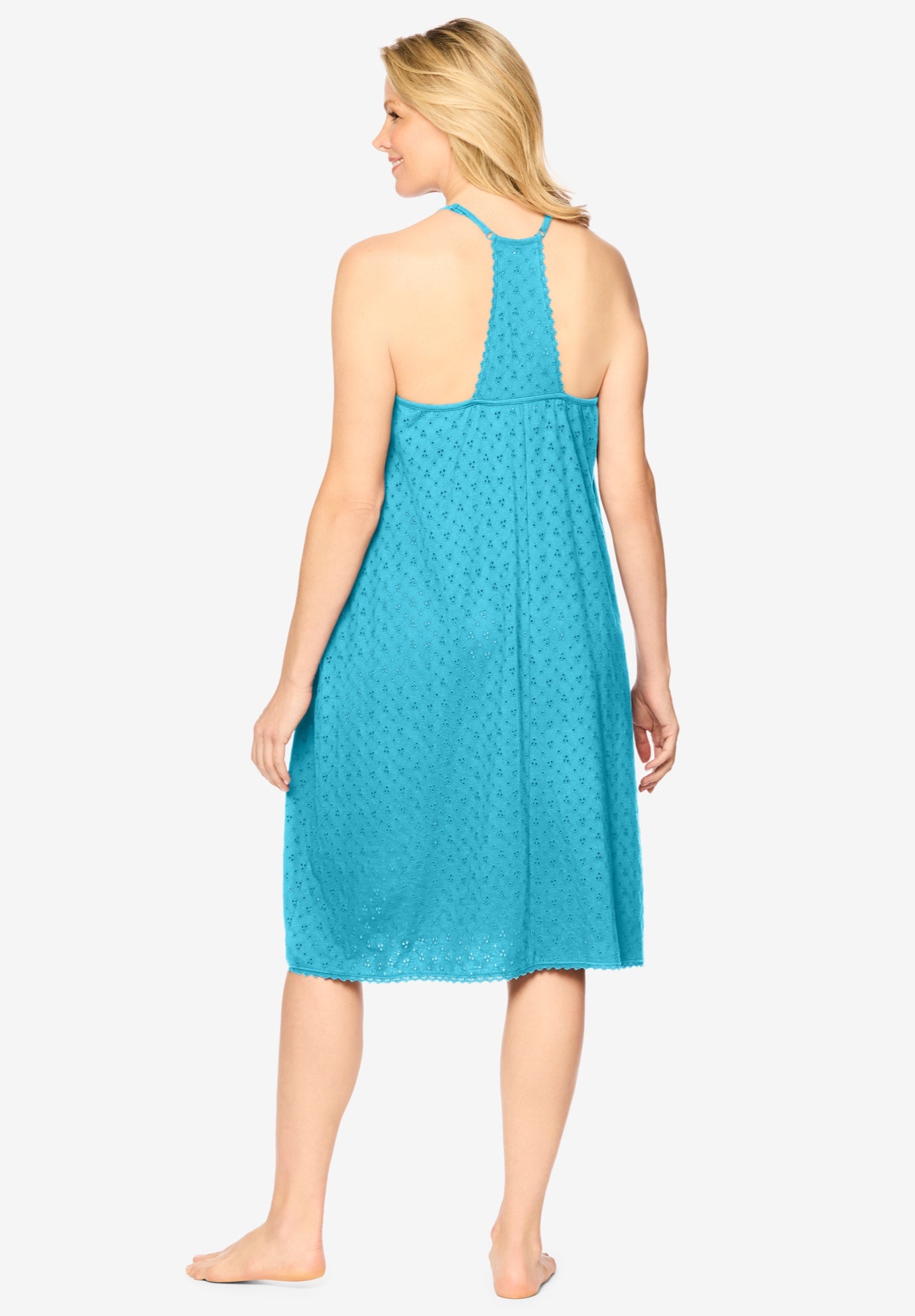 Breezy Eyelet Short Nightgown image number 1