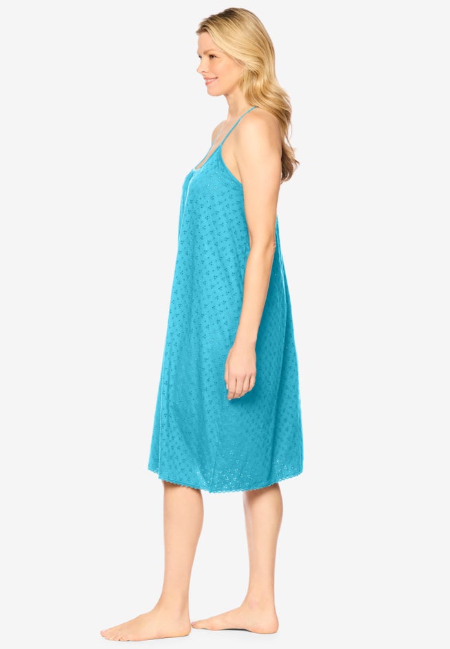 Breezy Eyelet Short Nightgown image number 2