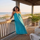 Breezy Eyelet Knit Long Nightgown image number 8