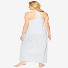 Breezy Eyelet Knit Long Nightgown image number null