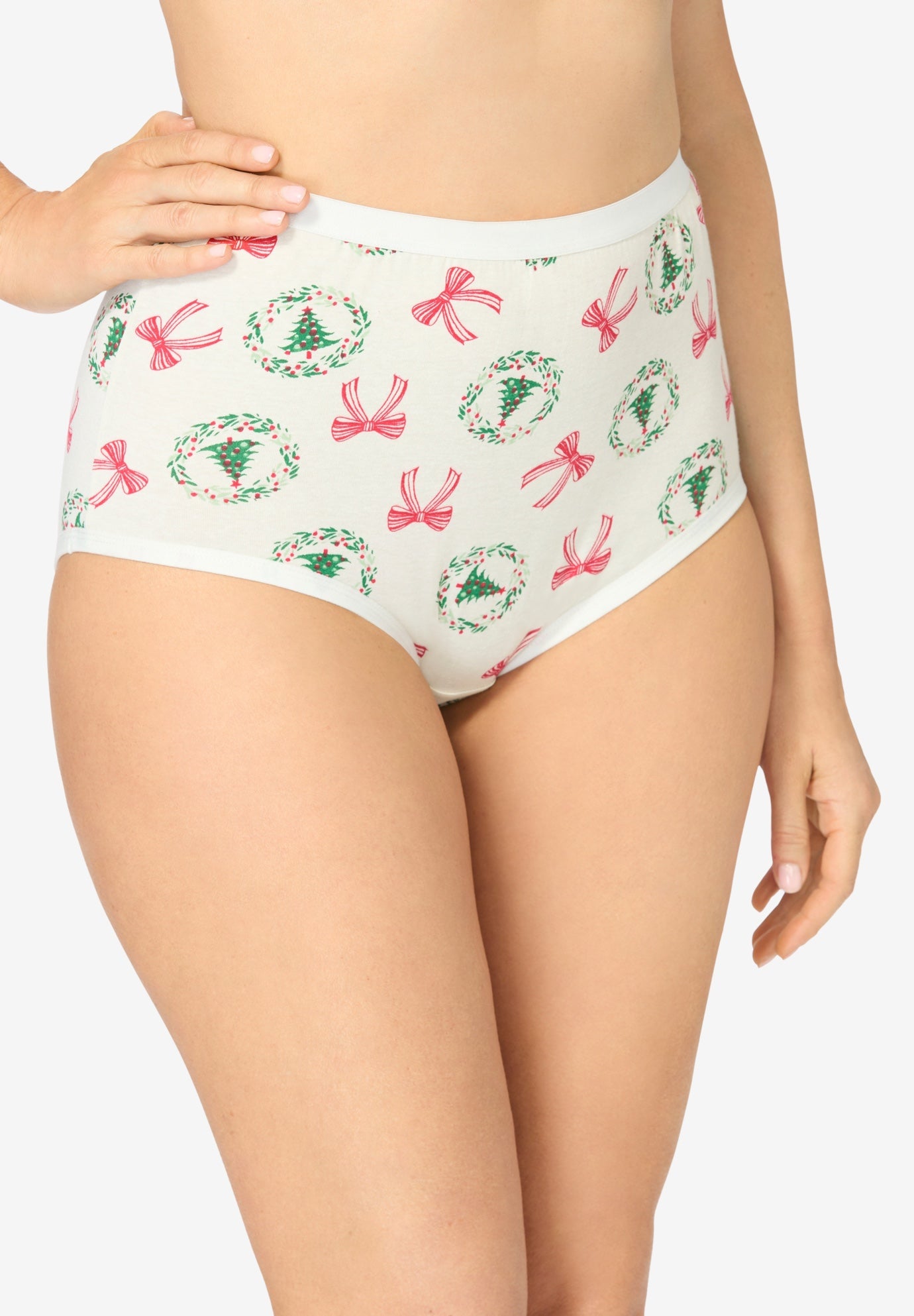 Full Coverage Stretch Cotton Brief 5-Pack image number 3