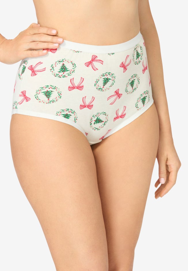 Full Coverage Stretch Cotton Brief 5-Pack image number 3