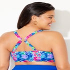 Bra Sized Twist Front Longline Underwire Bikini Top image number null