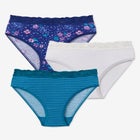 Lace Waist Hi-Cut Brief 3-Pack image number null