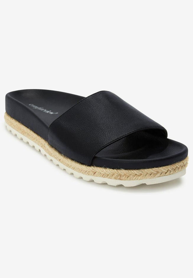 The Evie Footbed Sandal image number null