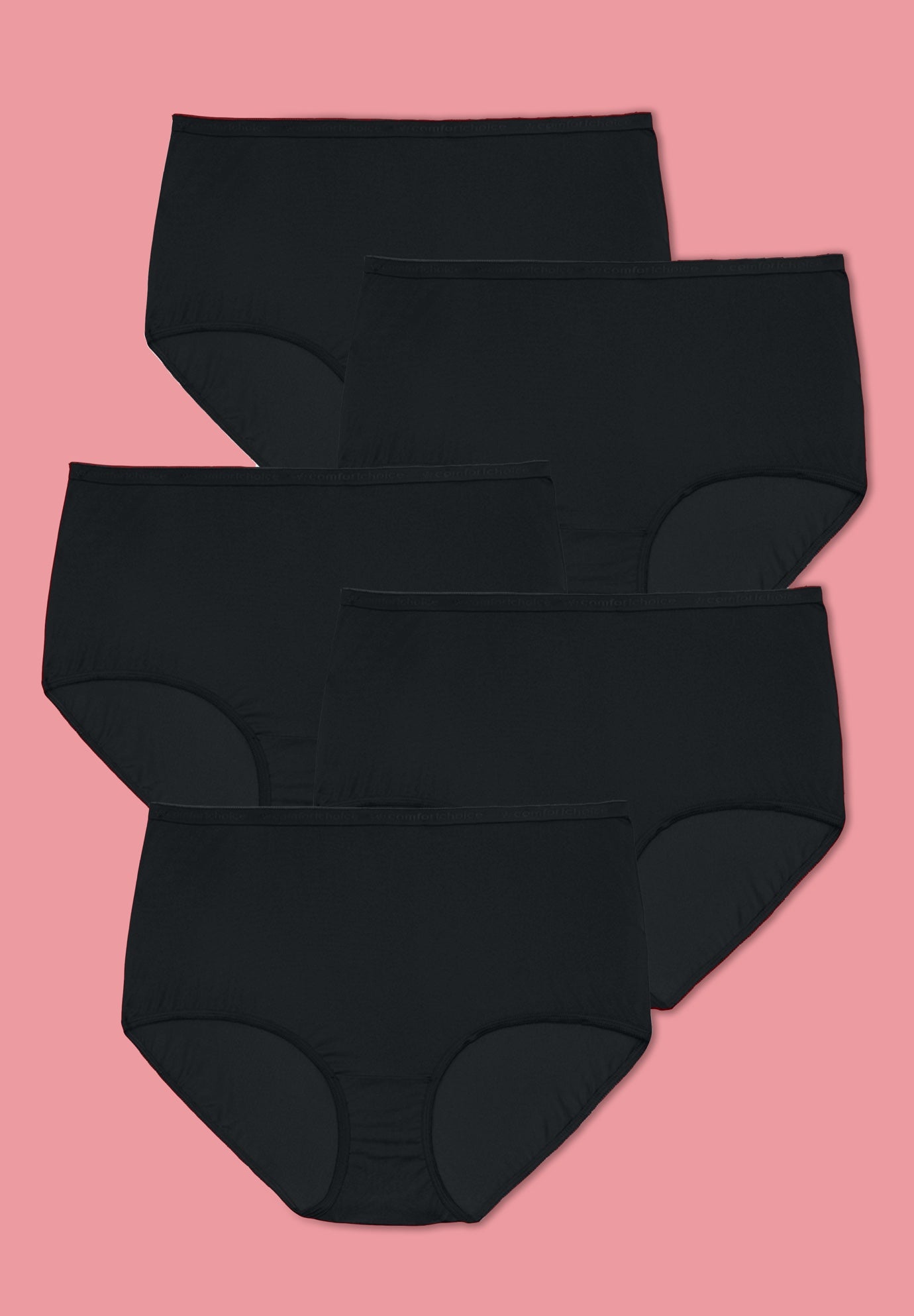 5-Pack Tag-free Full Coverage Cotton Brief image number 0