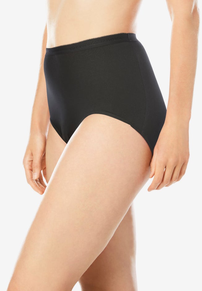 5-Pack Tag-free Full Coverage Cotton Brief image number 3