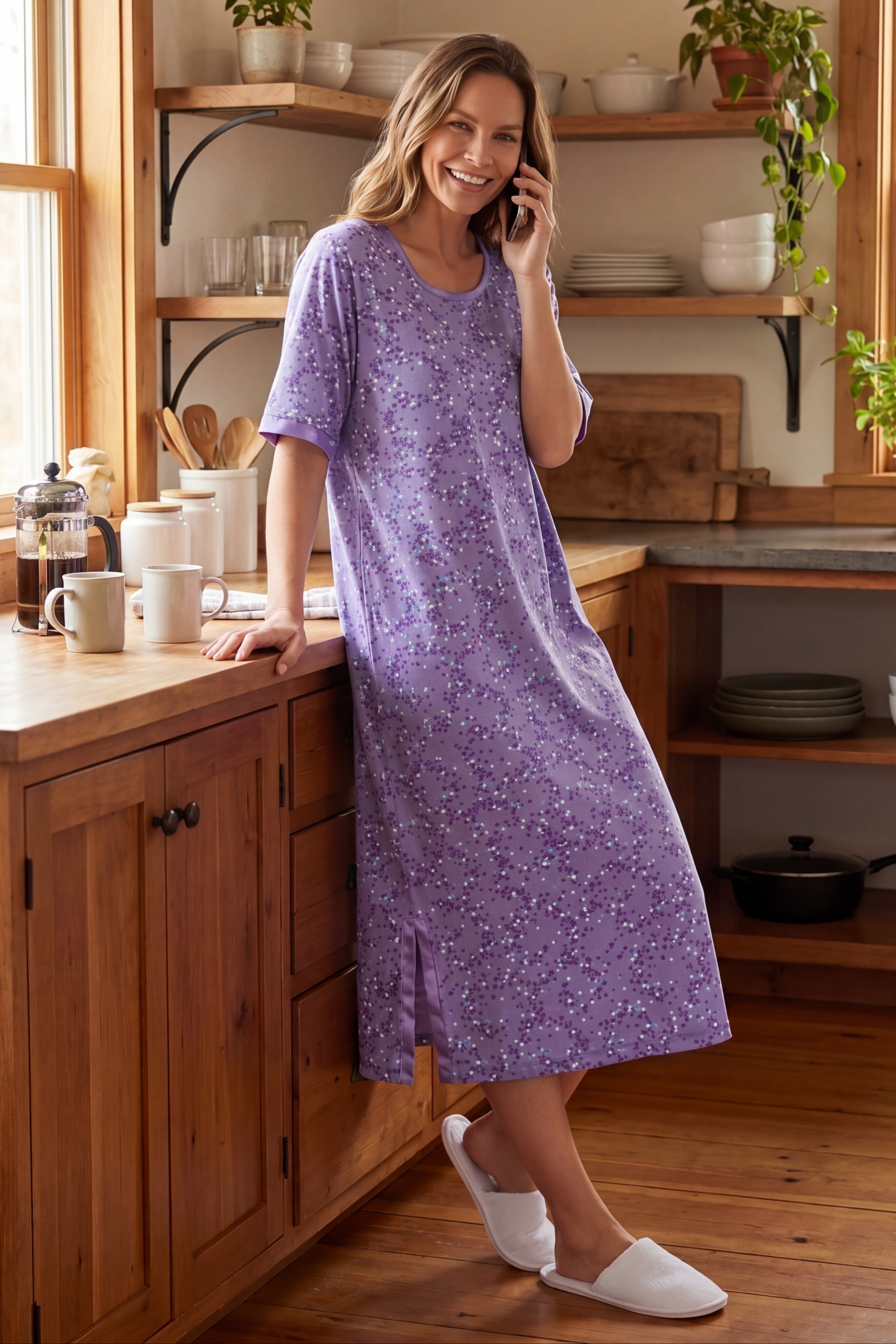 Long Tagless Sleepshirt image number 6
