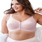 Front Close Wireless Posture Bra image number null