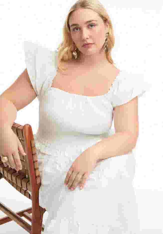 Smocked Tiered Maxi Dress image number 2