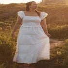 Smocked Tiered Maxi Dress image number null