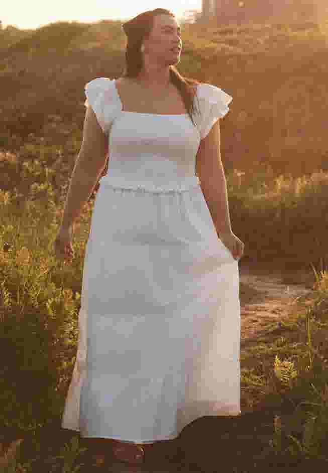 Smocked Tiered Maxi Dress image number 3