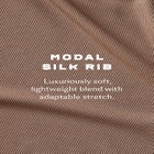The Boyshort - Modal Silk Rib image number null