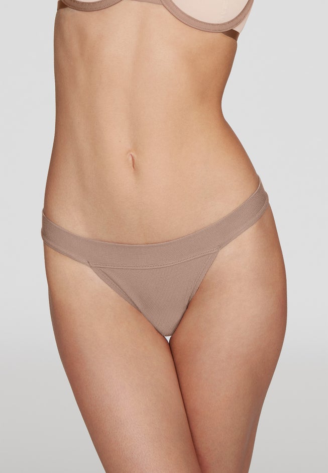 The Cheeky Bikini - Modal Silk Rib image number 0
