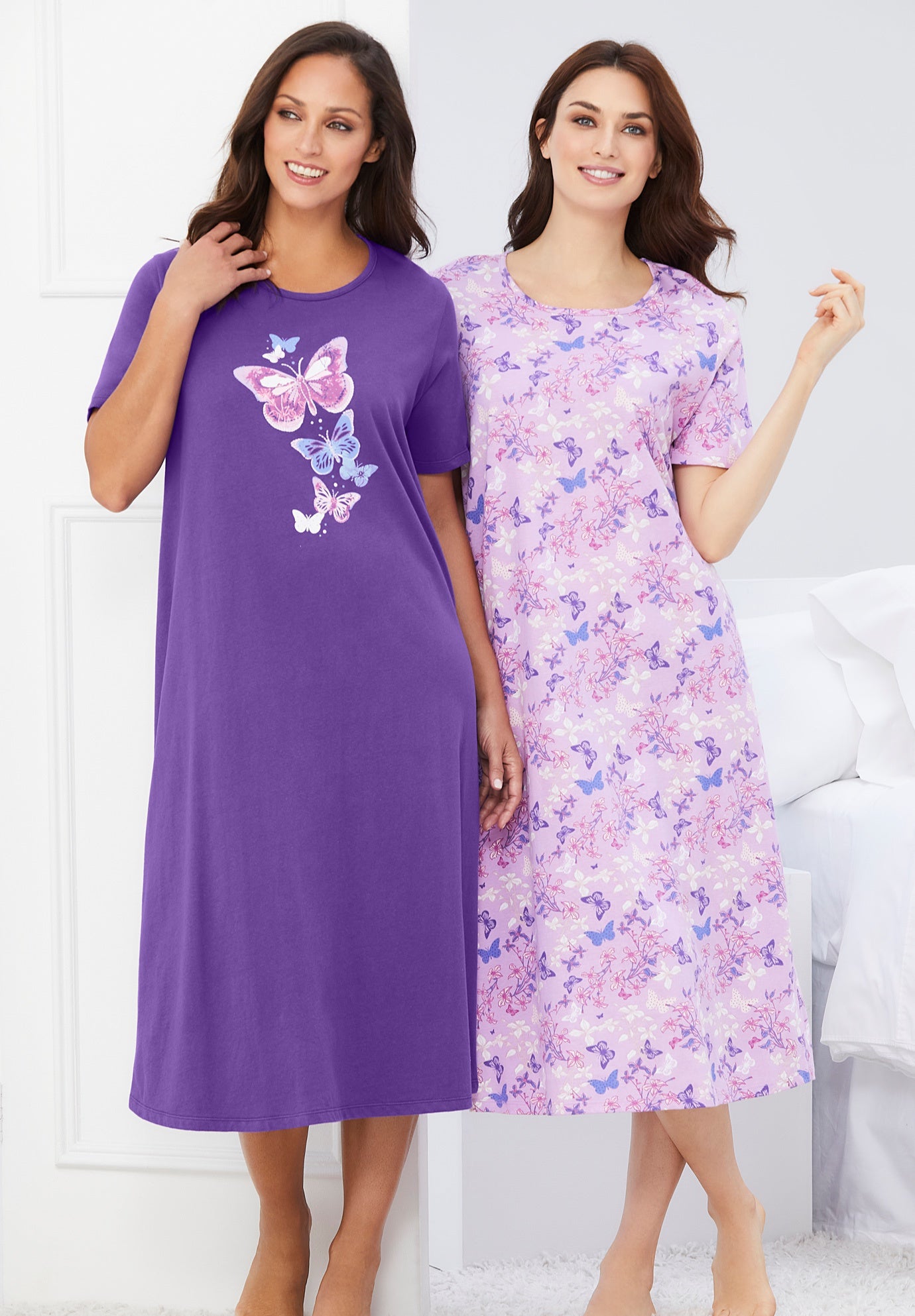 2-Pack Long Sleepshirts image number 5