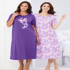 2-Pack Long Sleepshirts image number null